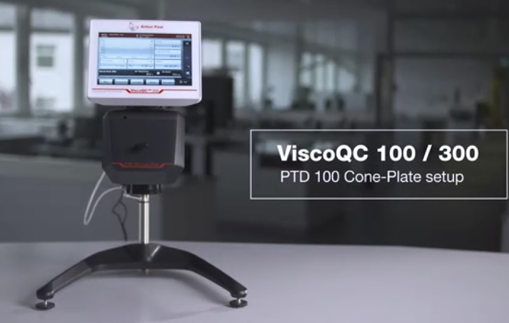 安东帕粘度计ViscoQC100和ViscoQC300 PTD100（视频演示）